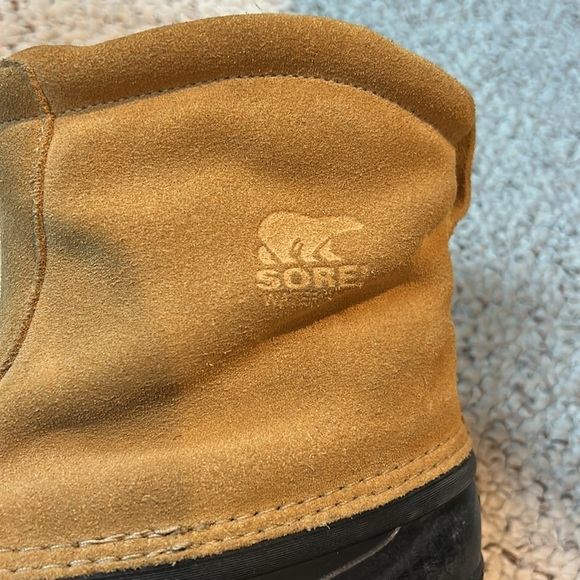 Sorel Men’s Cheyanne Pull On Leather Rubber Waterproof Boots Size 11 - Picture 9 of 10